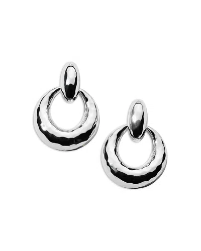 Ippolita Sterling Silver 925 Classico Doorknocker Drop Earrings In Metallic