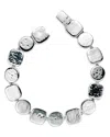 Ippolita Sterling Silver 925 Classico Hammered Surface Link Bracelet In Silver