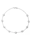Ippolita 925 Polished Rock Candy&reg; Short Confetti Necklace In Mother-of-pearl, 18"l In Silver