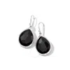 Ippolita Sterling Silver Teardrop Earrings In Black