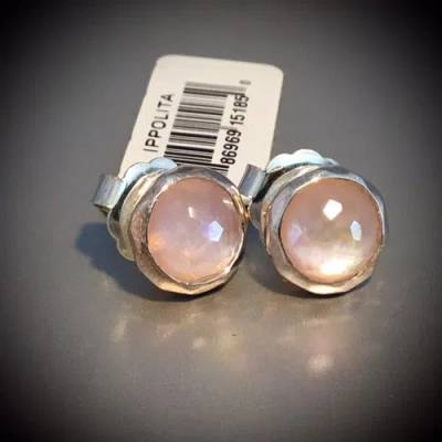 Pre-owned Ippolita Sterling Silver Wonderland Lollipop Stud Mop Quartz Earrings