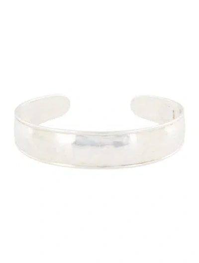 Pre-owned Ippolita Thin Goddess Tapered Cuff Bracelet, 7.25" In Multicolor