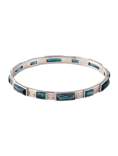 Pre-owned Ippolita Topaz Bangle, 7.75" In Multi
