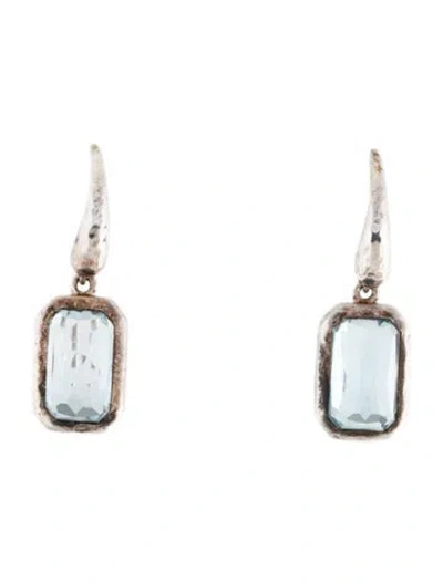 Pre-owned Ippolita Topaz Drop Earrings In Multicolor