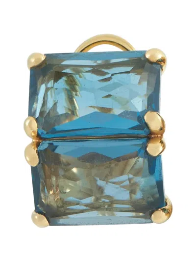 Pre-owned Ippolita Topaz Earrings In Gold