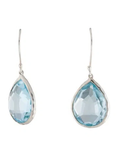 Pre-owned Ippolita Topaz Teardrop Earrings In Multi