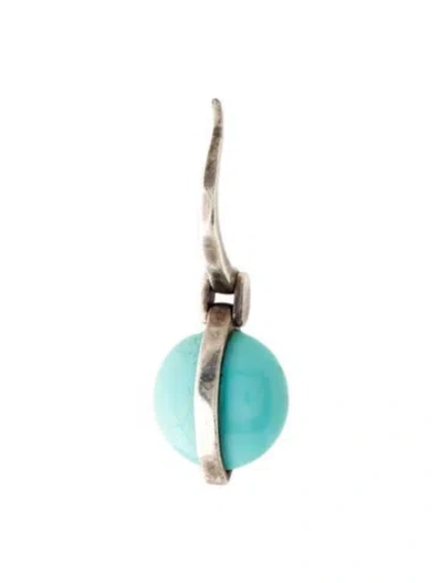 Pre-owned Ippolita Turquoise Drop Single Earring In Multicolor