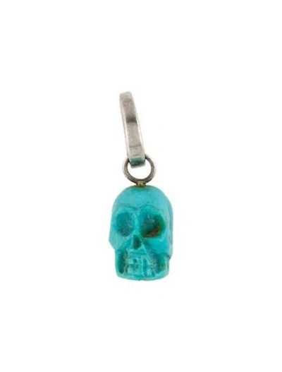 Pre-owned Ippolita Turquoise Skull Charm In Multicolor