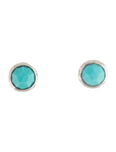 Pre-owned Ippolita Turquoise Stud Earrings In Multi