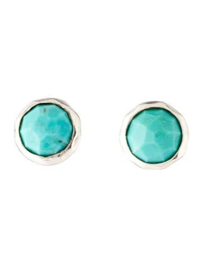 Pre-owned Ippolita Turquoise Stud Earrings In Multicolor