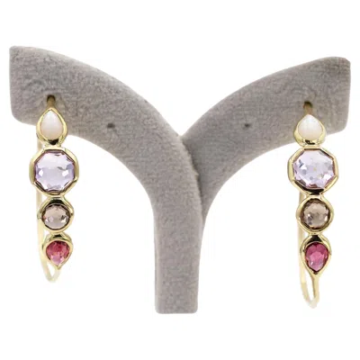 Pre-owned Ippolita Vintage 18k 750 Solid Yellow Gold  Hoop Earrings