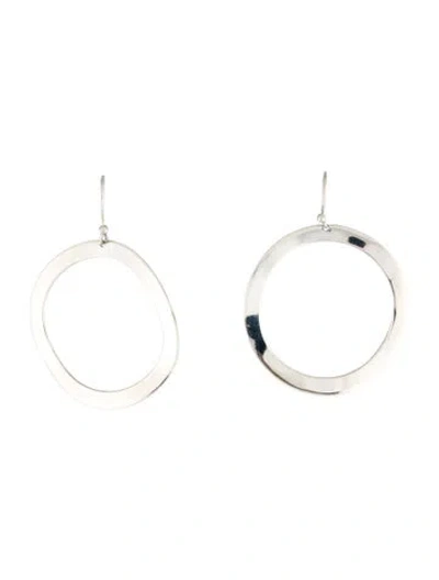 Pre-owned Ippolita Wavy Circle Hoop Earrings In Multi