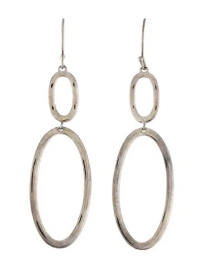 Pre-owned Ippolita Wavy Oval Drop Earrings In Multi