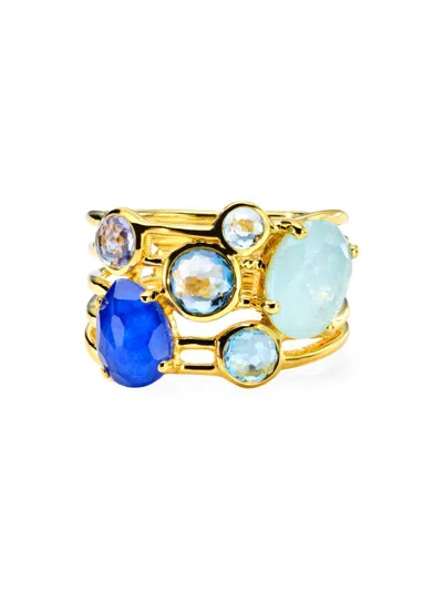Ippolita Women's 18k Rock Candy Gelato 6-stone Cluster Ring In Mare