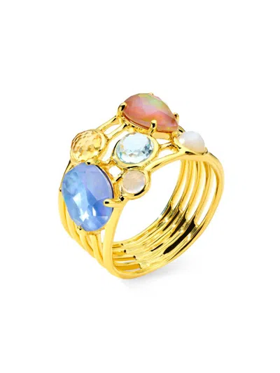 Ippolita Women's 18k Rock Candy Gelato 6-stone Cluster Ring In Wildflower