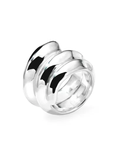 Ippolita Women's Classi Classico Sterling Silver Triple Wrap Ring In Metallic