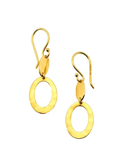 Ippolita Women's Classico 18k Yellow Gold Mixed Texture Drop Earrings