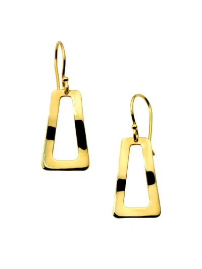 Ippolita Women's Classico 18k Yellow Gold Wavy Open Drop Earrings