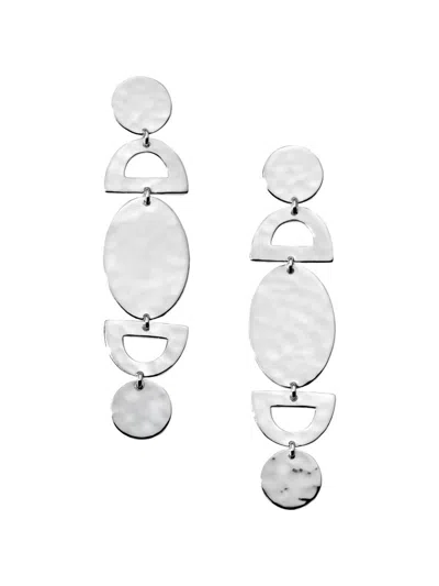 Ippolita Women's Classico Crinkle Sterling Silver Five-tier Drop Earrings In Metallic