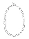IPPOLITA WOMEN'S GLAMAZON STERLING SILVER OVAL LINK TOGGLE NECKLACE