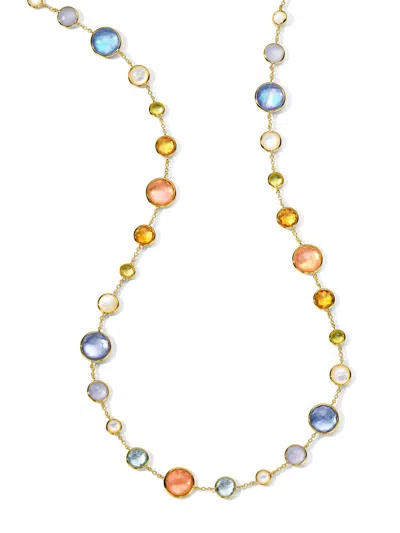 Ippolita Women's Lollipop Lollitini 18k Yellow Gold & Multi-stone Necklace In Purple