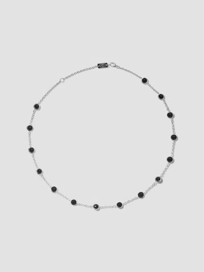 Ippolita Women's Lollipop Sterling Silver & Mother-of-pearl Station Collar Necklace In Black