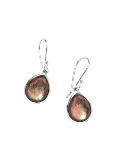 Ippolita Women's Mother-of-pearl, Clear Quartz & Sterling Silver Earrings In Gold