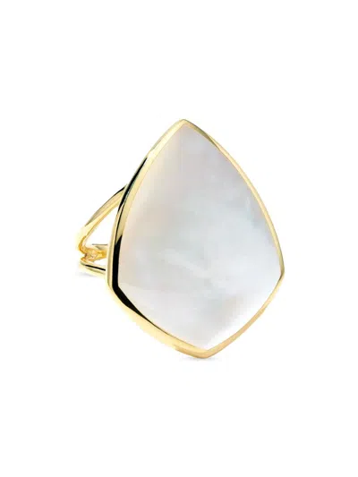 Ippolita Women's Polished Rock Candy 18k Yellow Gold & Gemstone Ring In Mother Of Pearl