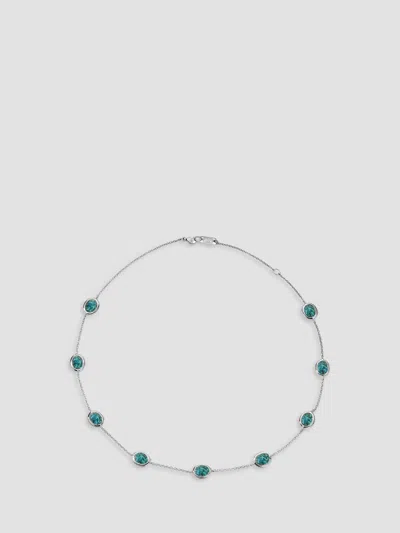 Ippolita Women's Polished Rock Candy Long Confetti Sterling Silver, Rock Crystal, Bronze & Turquoise Doublet  In Metallic