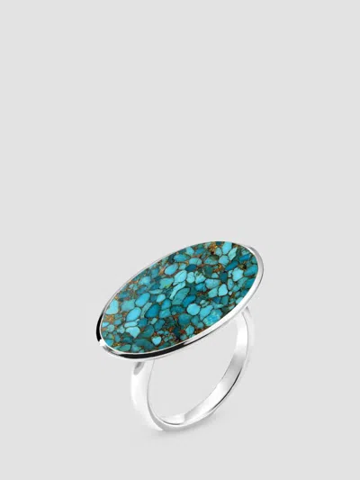 Ippolita Women's Polished Rock Candy Ondine Sterling Silver, Rock Crystal, Bronze & Turquoise Doublet Large O In Metallic