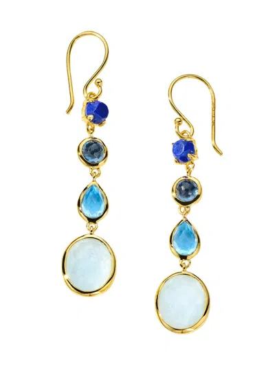 Ippolita Women's Rock Candy 18k Gold & Multi-stone Alpine Four-stone Drop Earrings