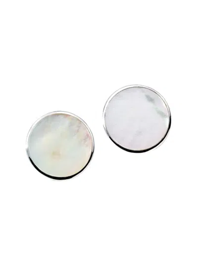 Ippolita Women's Rock Candy Large Sterling Silver & Mother-of-pearl Doublet Stud Earrings In Mother Of Pearl