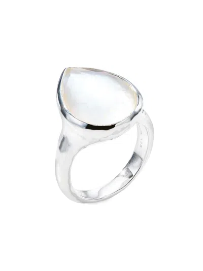 Ippolita Women's Rock Candy Sterling Silver & Citrine Medium Teardrop Ring In Mother Of Pearl