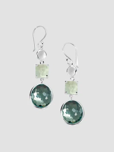 Ippolita Women's Rock Candy Sterling Silver & Citrine Triple-drop Earrings In Antico