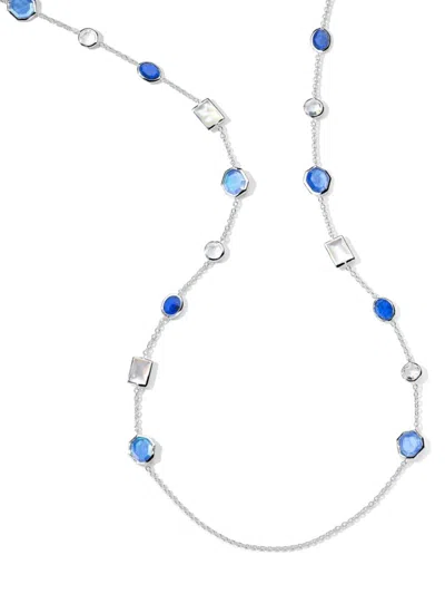 Ippolita Women's Rock Candy Sterling Silver & Multi-gemstone Station Necklace In Corsica