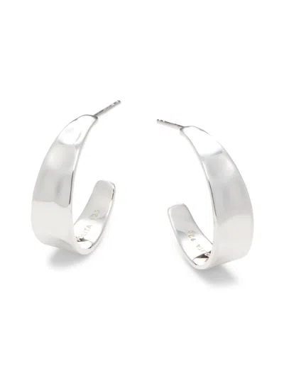 Ippolita Women's Senso Sterling Silver Medium Half Hoop Earrings