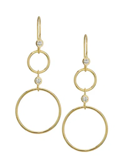 Ippolita Women's Stardust 18k Yellow Gold & 0.23 Tcw Diamond Drop Earrings In Metallic