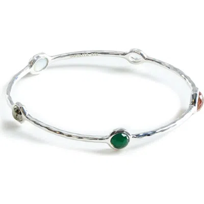 Ippolita Wonderland 5-stone Bangle Bracelet In Green