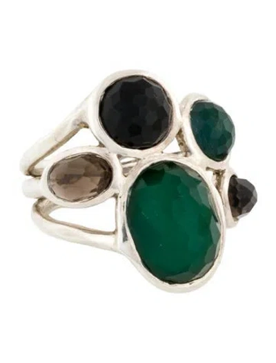 Pre-owned Ippolita Wonderland 5-stone Cluster Ring In Multicolor