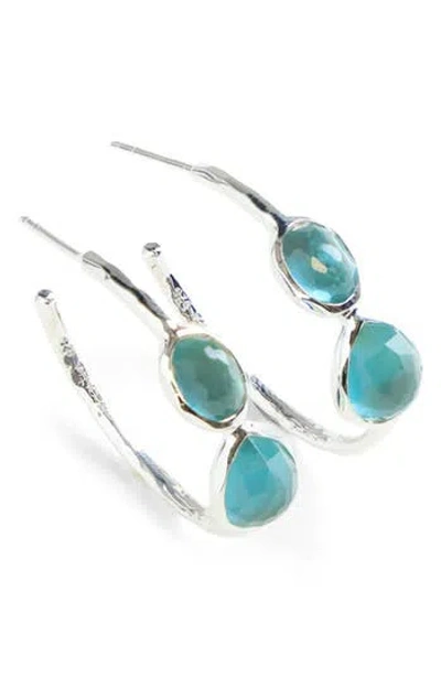 Ippolita Wonderland Hoop Earrings In Blue
