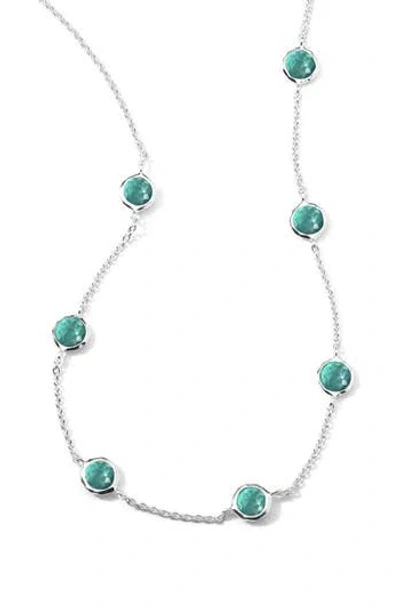 Ippolita Wonderland Lollipop 7-stone Necklace In Green