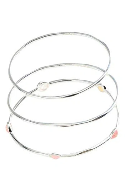 Ippolita Wonderland Set Of 3 Bangle Bracelets In Metallic