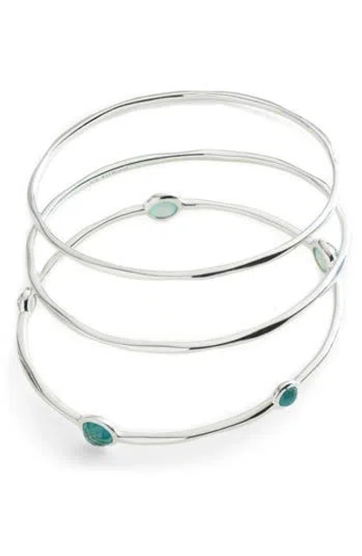 Ippolita Wonderland Set Of 3 Bangle Bracelets In Metallic
