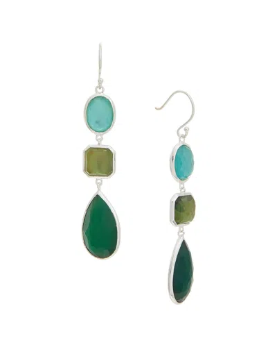 Ippolita Wonderland 3-stop Drop Earrings In Green
