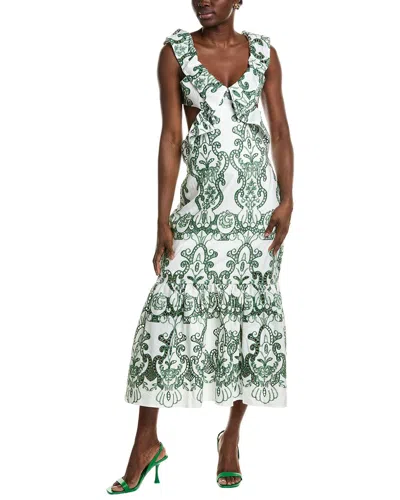 IPPONELLI IPPONELLI BRODERIE MIDI DRESS