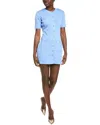 Ipponelli Button Front Sweaterdress In Blue