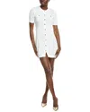 Ipponelli Button Front Sweaterdress In White
