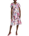 Ipponelli Faux Wrap Dress In Multi