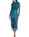 Ipponelli Mesh Maxi Dress In Green