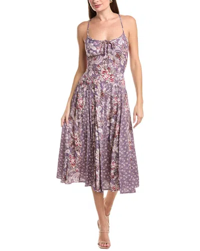 Ipponelli Midi Dress In Purple